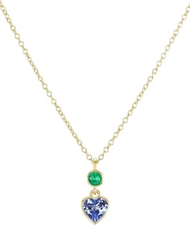 Blue Heart Necklace