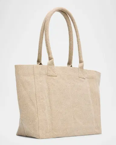 Isabel Marant Yenky Zip Canvas Cotton Tote Bag | Thumbnail 3