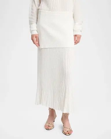 Proenza Schouler Luiza Rib-Knit Midi Skirt | Thumbnail 8 Proenza Schouler Luiza Rib-Knit Midi Skirt | Thumbnail 8