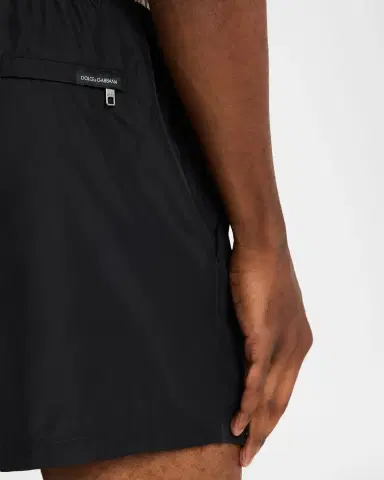 Dolce & Gabbana Men's Logo Crest Swim Trunks | Thumbnail 4