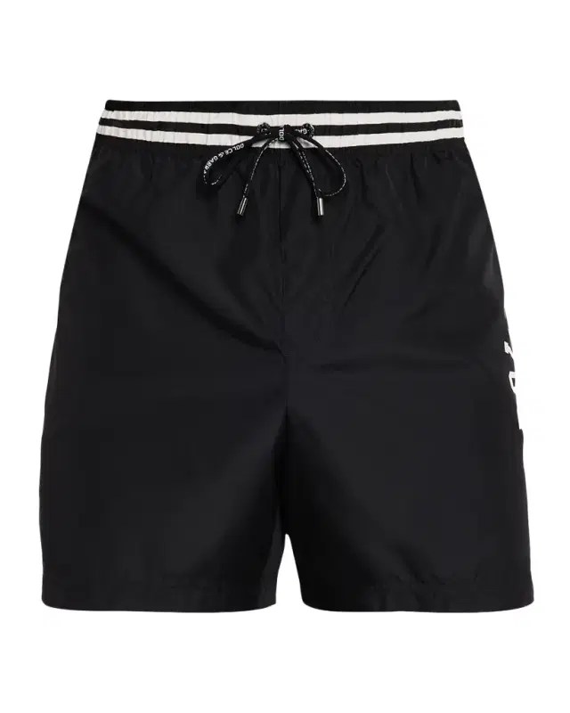 Men 's Logo Crest Swim Trunks