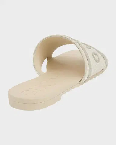 Gucci Luna Logo Jacquard Slide Sandals | Thumbnail 2 Gucci Luna Logo Jacquard Slide Sandals | Thumbnail 2