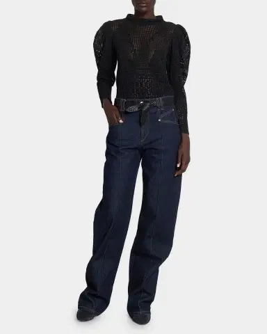 Isabel Marant Kirka Leather Pull-Through Belt | Thumbnail 2