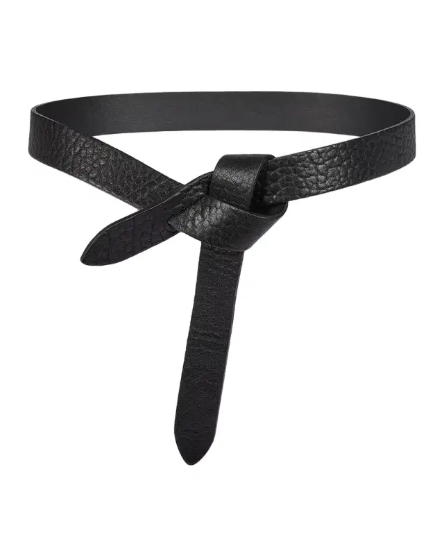 Isabel Marant Kirka Leather Pull-Through Belt