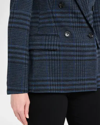 Max Mara Bisso Double-Breasted Plaid Jacket | Thumbnail 5 Max Mara Bisso Double-Breasted Plaid Jacket | Thumbnail 5