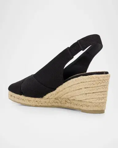 Castañer 65mm Diana Canvas Espadrille Wedge Sandals | Thumbnail 4 Castañer 65mm Diana Canvas Espadrille Wedge Sandals | Thumbnail 4