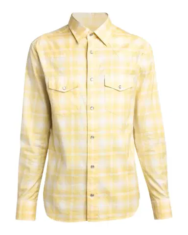 Tom Ford Men's Cotton Maxi-Plaid Slim Fit Snap-Front Western Shirt | Thumbnail 1