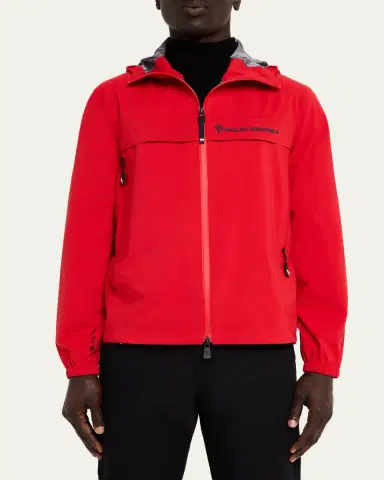Moncler Men's Shipton Hooded Packable Gore-Tex Shell Jacket | Thumbnail 4 Moncler Men's Shipton Hooded Packable Gore-Tex Shell Jacket | Thumbnail 4