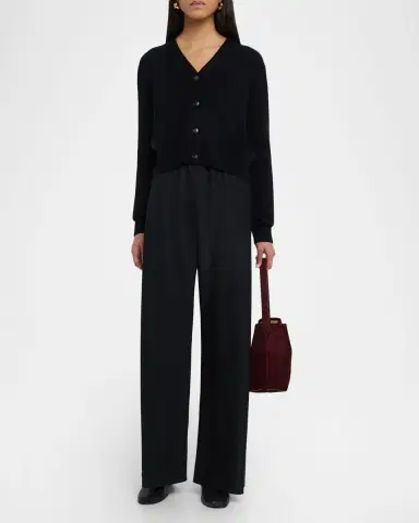 Lisa Yang Marion Cashmere-Silk V-Neck Cardigan | Thumbnail 11