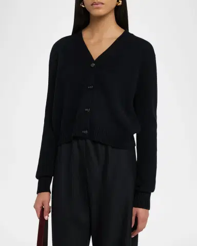 Lisa Yang Marion Cashmere-Silk V-Neck Cardigan | Thumbnail 13