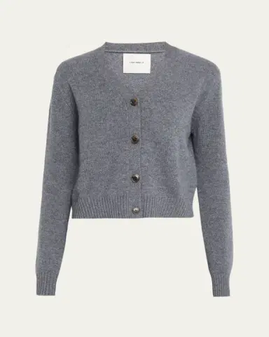 Lisa Yang Marion Cashmere-Silk V-Neck Cardigan | Thumbnail 19