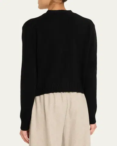 Lisa Yang Marion Cashmere-Silk V-Neck Cardigan | Thumbnail 3