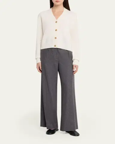 Lisa Yang Marion Cashmere-Silk V-Neck Cardigan | Thumbnail 24