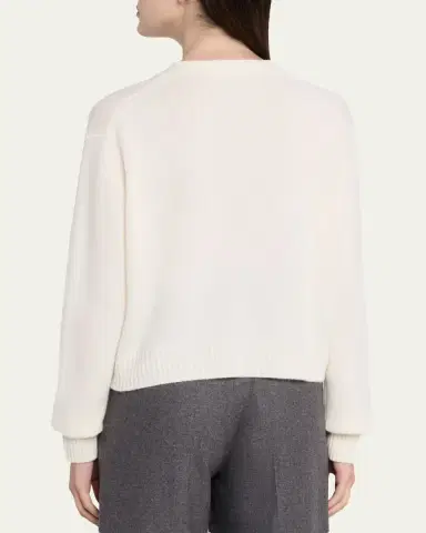 Lisa Yang Marion Cashmere-Silk V-Neck Cardigan | Thumbnail 25