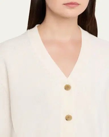 Lisa Yang Marion Cashmere-Silk V-Neck Cardigan | Thumbnail 27