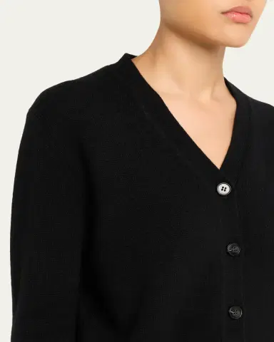 Lisa Yang Marion Cashmere-Silk V-Neck Cardigan | Thumbnail 5