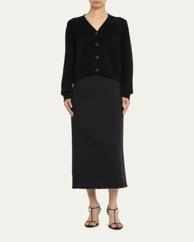 Lisa Yang Marion Cashmere-Silk V-Neck Cardigan | Thumbnail 7