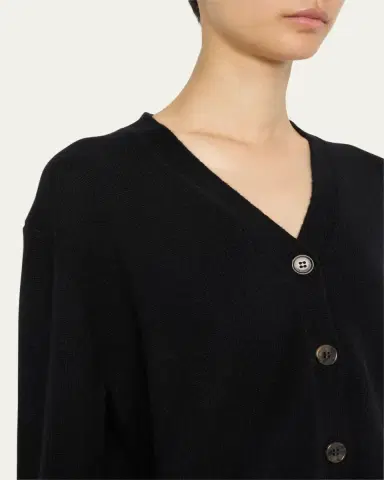 Lisa Yang Marion Cashmere-Silk V-Neck Cardigan | Thumbnail 10