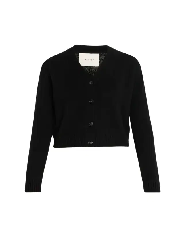 Marion Cashmere-Silk V-Neck Cardigan