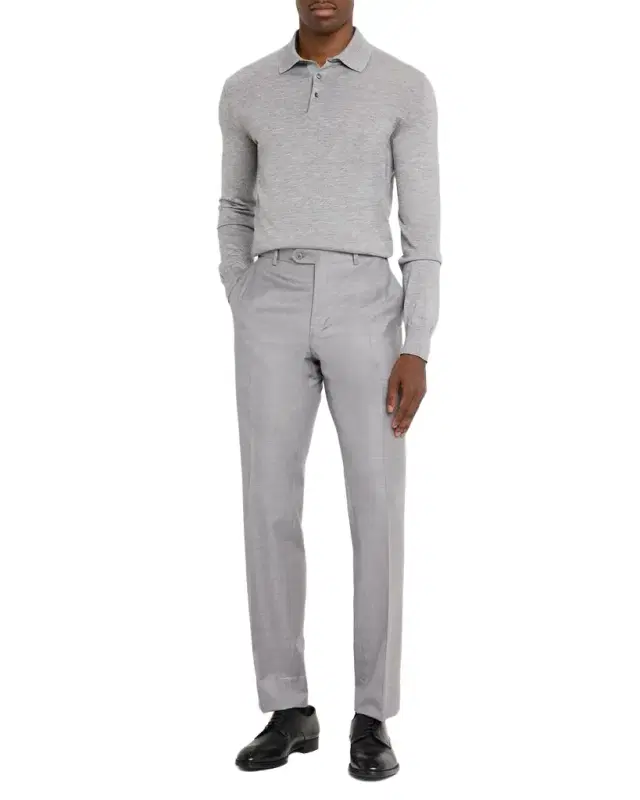 Men 's Wool and Cashmere Sharkskin Two-Piece Suit