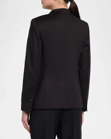 Emporio Armani Cotton Couture Single-Button Blazer | Thumbnail 3 Emporio Armani Cotton Couture Single-Button Blazer | Thumbnail 3