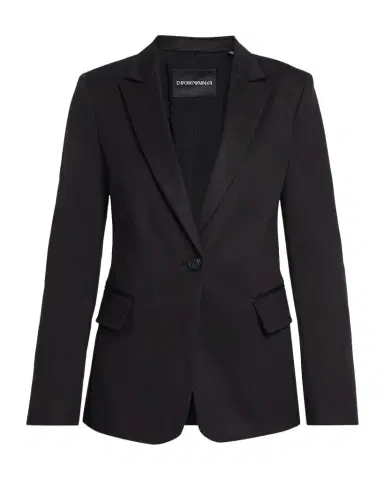 Emporio Armani Cotton Couture Single-Button Blazer | Thumbnail 1 Emporio Armani Cotton Couture Single-Button Blazer | Thumbnail 1