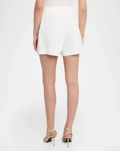 L'AGENCE Naamah Pleated Shorts | Thumbnail 3 L'AGENCE Naamah Pleated Shorts | Thumbnail 3