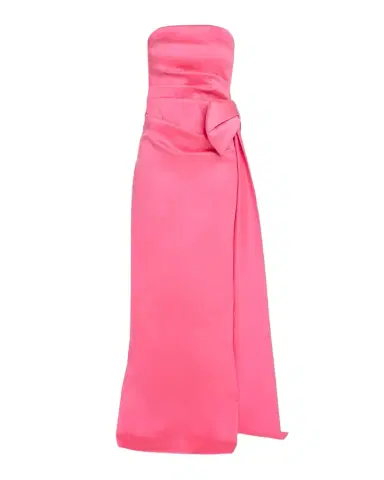 Rickie Freeman for Teri Jon Strapless Side-Bow Mikado Column Gown | Thumbnail 1 Rickie Freeman for Teri Jon Strapless Side-Bow Mikado Column Gown | Thumbnail 1