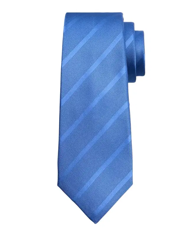 Men 's Diagonal Stripe Jacquard Silk 7-Fold Tie