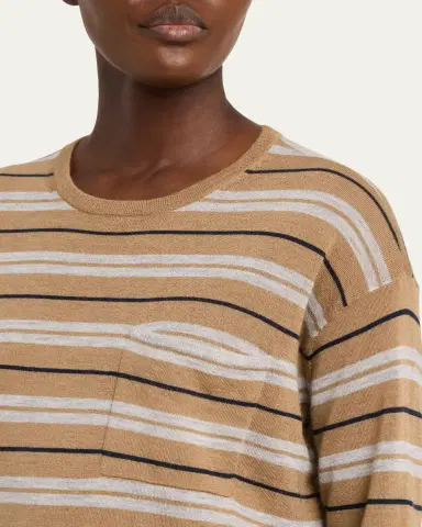 TWP 4Th St Striped Cashmere Top | Thumbnail 5