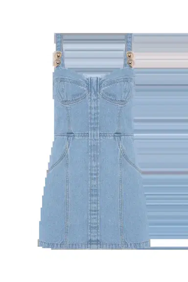 PatBo MARINA DENIM MINI DRESS | Thumbnail 2 PatBo MARINA DENIM MINI DRESS | Thumbnail 2