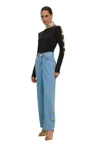PatBo MARINA DENIM PANTS | Thumbnail 1