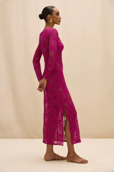 PatBo MYRA KNIT MAXI DRESS | Thumbnail 3