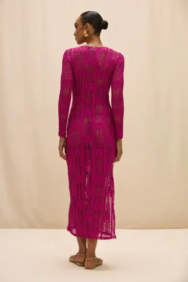 PatBo MYRA KNIT MAXI DRESS | Thumbnail 4