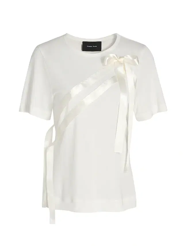 Women's Satin Bow Sash Jersey T-Shirt -
