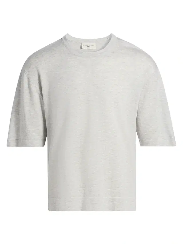 Men's Boris Knit Crewneck T-Shirt - Light Heather Grey