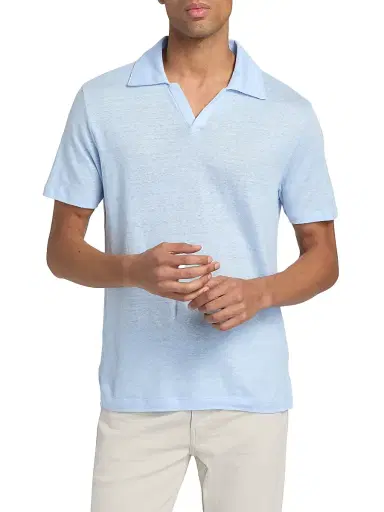 OFFICINE GÉNÉRALE Men's Simon Polo Shirt | Thumbnail 3 OFFICINE GÉNÉRALE Men's Simon Polo Shirt | Thumbnail 3