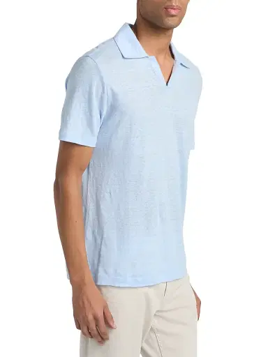 OFFICINE GÉNÉRALE Men's Simon Polo Shirt | Thumbnail 4 OFFICINE GÉNÉRALE Men's Simon Polo Shirt | Thumbnail 4