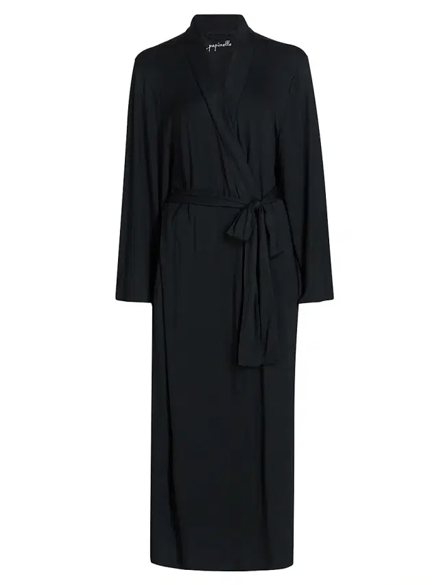 Women's Kate Modal Soft Robe - Black