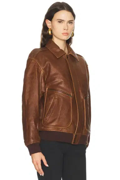 Saint Laurent Leather Jacket | Thumbnail 3 Saint Laurent Leather Jacket | Thumbnail 3