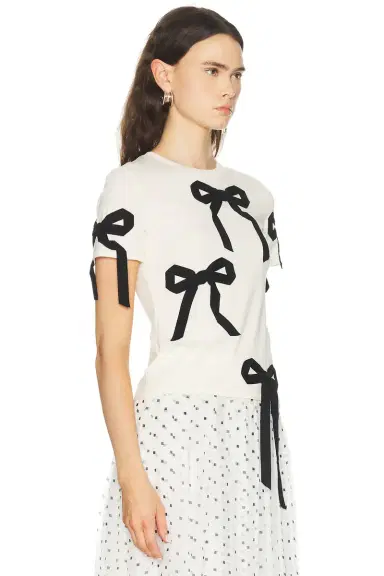 Marc Jacobs Bow Shrunken Tee | Thumbnail 2