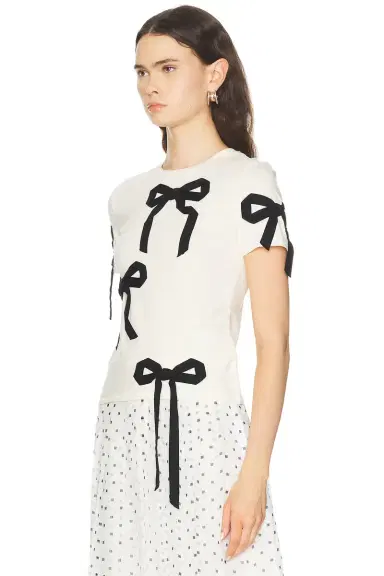 Marc Jacobs Bow Shrunken Tee | Thumbnail 3