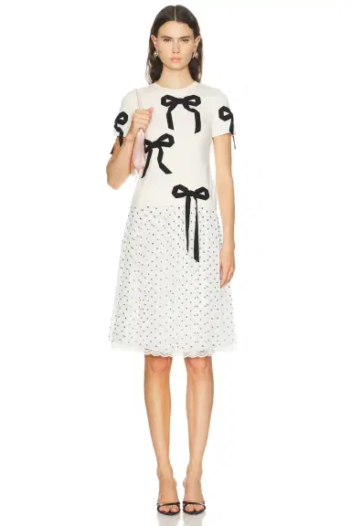 Marc Jacobs Bow Shrunken Tee | Thumbnail 5