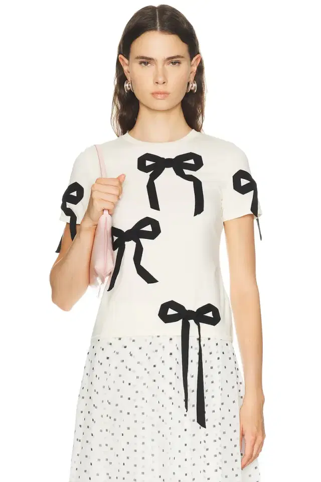 Bow Shrunken Tee
