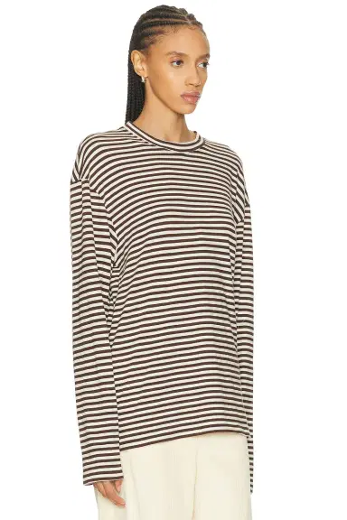 Sprwmn Long Sleeve Oversized Tee | Thumbnail 2