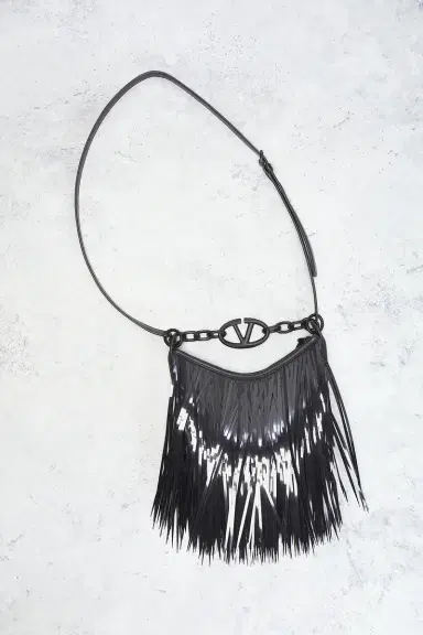 Valentino Garavani Valentino Garavani V Logo Moon Mini Hobo Bag | Thumbnail 3