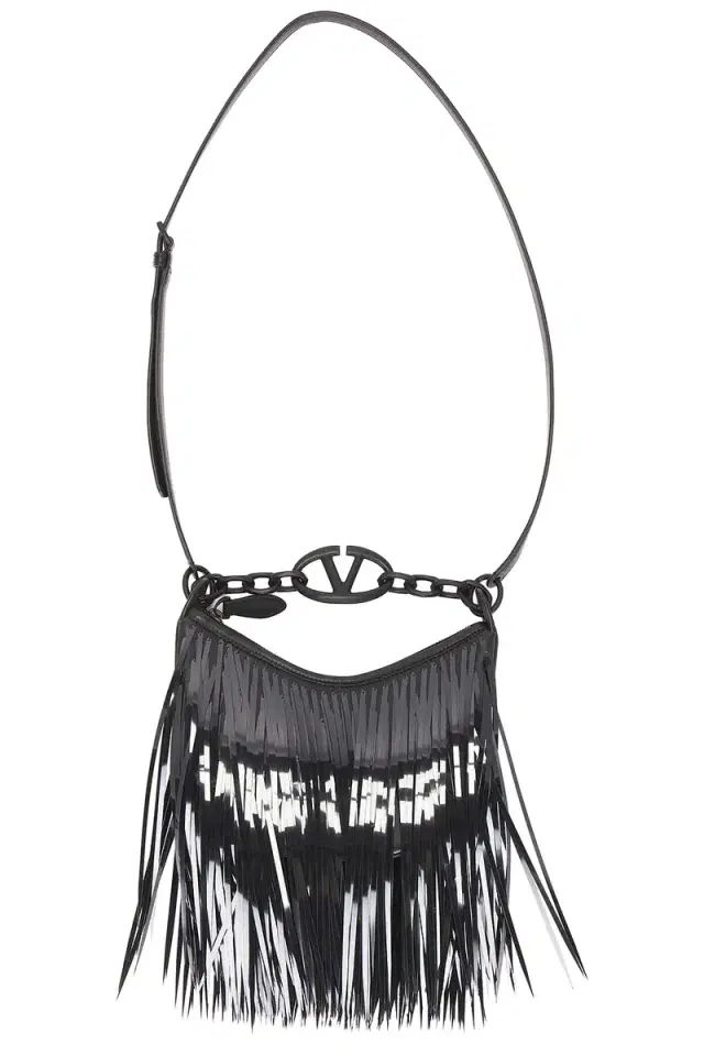 valentino garavani Valentino Garavani V Logo Moon Mini Hobo Bag