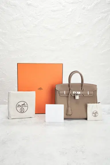 HERMÈS Hermes Togo Birkin 25 Handbag | Thumbnail 11