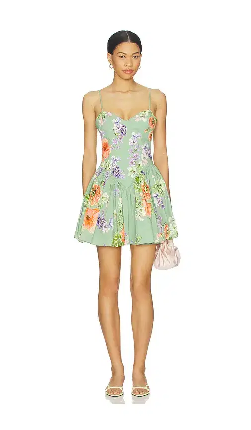 HEMANT AND NANDITA Corseted Mini Dress
