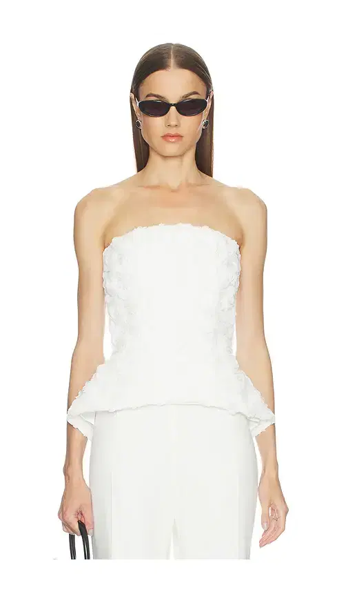Nadine Merabi Phoebe White Top